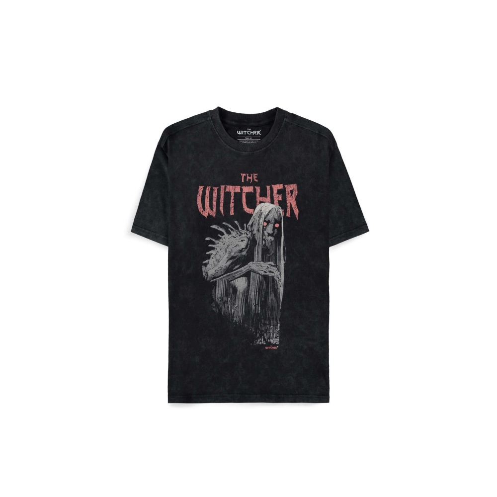 The Witcher - Dweller Full Garment Printed Herren T-Shirt - Schwarz